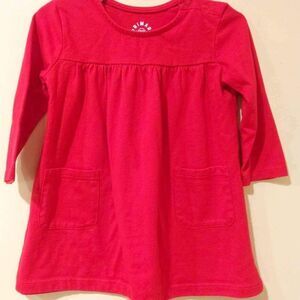 🌲Primary Brand Red Dress 🎅🏻~ sz 12-18 mo